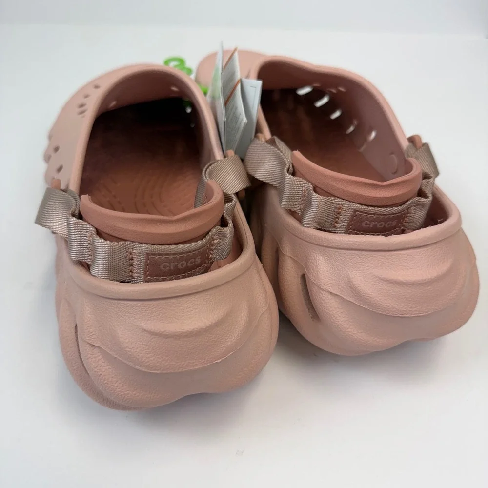 Crocs Echo Clog Quartz Pink Mens 13 Sporty Streetwear Molded Slip On 207937-6TY